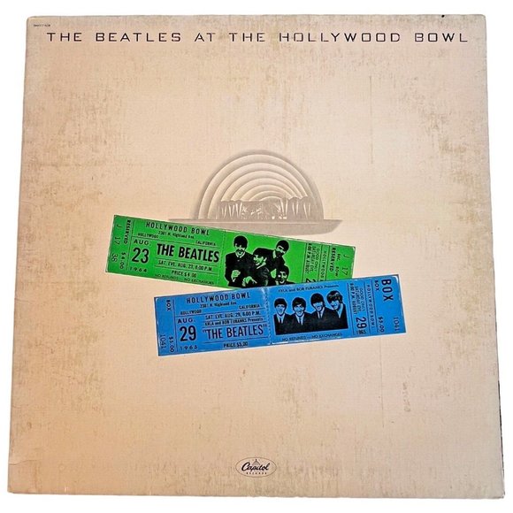 The BEATLES At The Hollywood Bowl Vinyl LP Record Album 1977  Tested SMAS 11638 - Picture 6 of 9